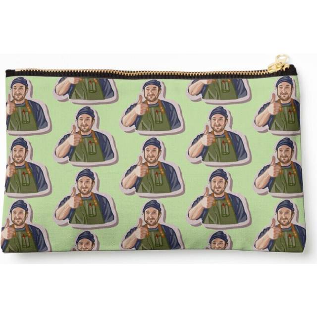 Makeup Bag Beanie Chef Cosmetic Organizer Tyvek Paper Bags Zipper Pouch
