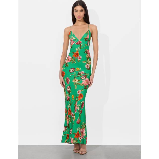Hampton Floral Loma V-Neck Maxi Slip Dress - HAMPTONS FLORAL - 6
