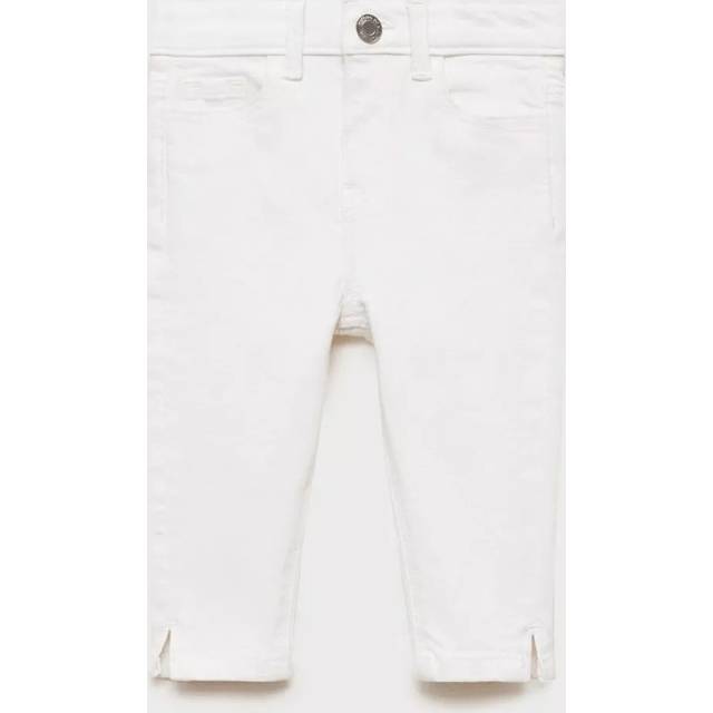 Mango Kids' Elena Jeans, White