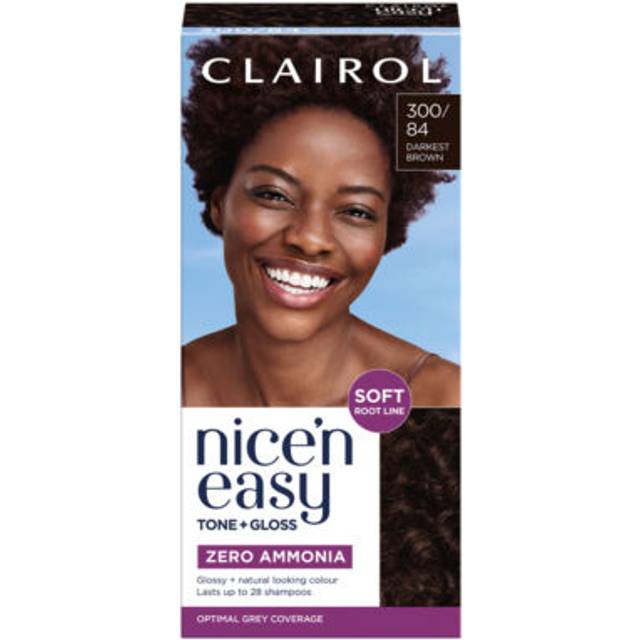 Clairol Nice 'n Easy Zero Ammonia Hair Dye - Darkest Brown