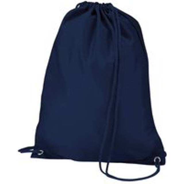 (One Size, French Navy) Quadra Gymsac Shoulder Carry Bag - 7 Litres (Pack of 2)