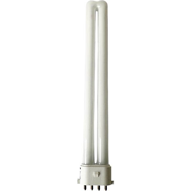 Ge Compact Fluorescent Lamp Biax S/e 11w/830 2g7 4p 900lm Tube Warm White 3000k
