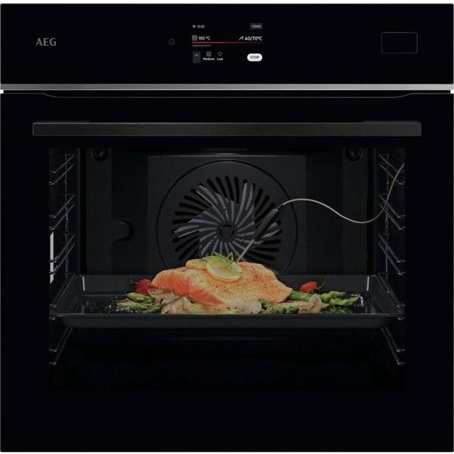 Aeg TB8SB731AB Single Oven Electric - Gloss Black / Steel