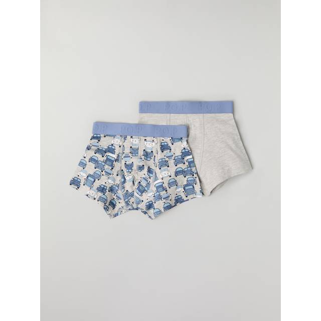 2-pack of boxers - grey - 86|92
