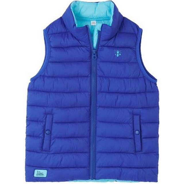 (5-6 Yrs, Navy) LightHouse Boys' Abel Gilet - Kids' Padded Vest with Recycled Fill