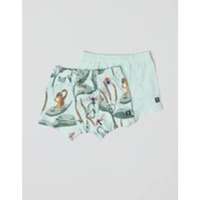 2-pack boxer shorts - green - 98|104