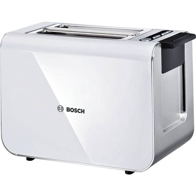 BOSCH Styline TAT8611GB 2-Slice Toaster – White, White