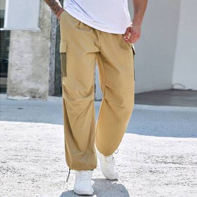 SHEIN Men Plus Size Fashionable And Simple Loose Pocket Joggers