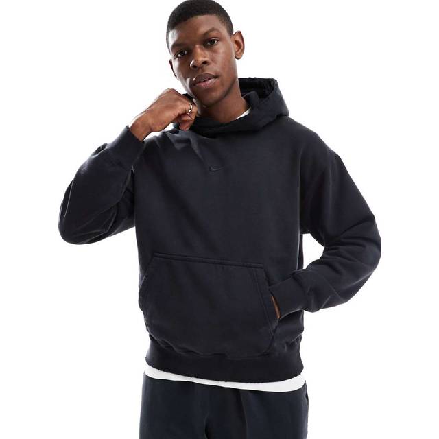 Men s Solo Swoosh French Terry Hoodie Black (S)