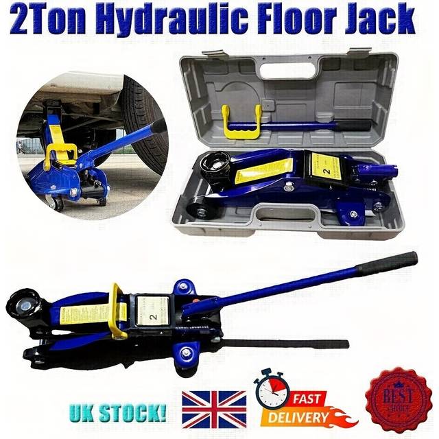 TEMU New Hydraulic Trolley Floor Jack Heavy Duty Low Profile Trolley Jack Lifting Jack Fit For Car Van Garage Tyre Repair Change Tire Emergency Tool