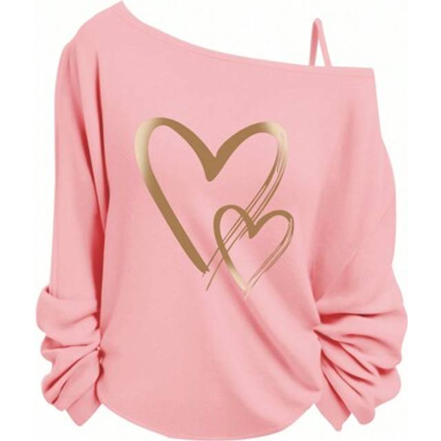 SHEIN Women Plus Size Casual Minimalist Heart Pattern Sleeveless Tank Top, Suitable For Spring/Autumn