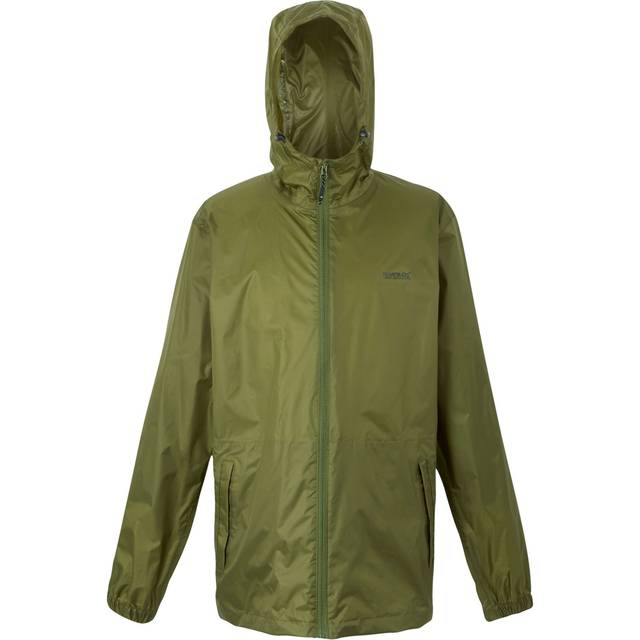 'Pack-It III' Waterproof Packaway Jacket - Bottle Green - XL