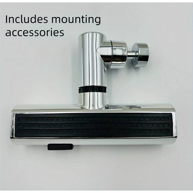 TEMU 3-in-1 Swivel Kitchen Faucet Set - Touch Control, Waterfall Feature, Extender For Easy Sink Use, Ideal For Vegetables, Fruits & Dishes
