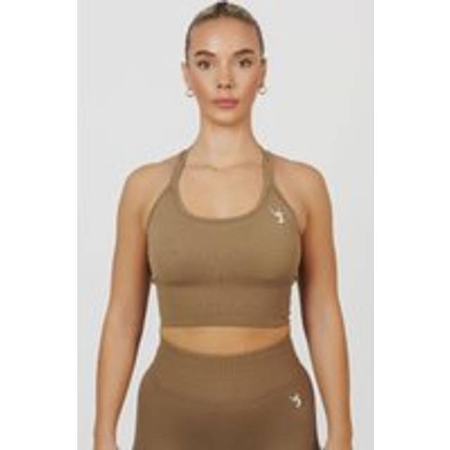 Form Seamless Strappy Sports Bra - Medium Beige