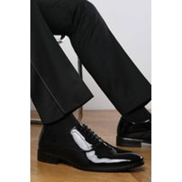 'Michael' Oxford Lace Up Work Dress Shoes - Black - 11