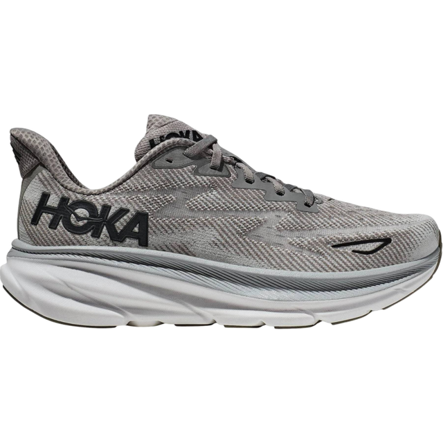 (Light Gray, UK6.5/EU40) HOKA ONE ONE Clitfon 9 Men Wear-resistant Running Shoes Trainers Jogger Sport Platform Sneakers