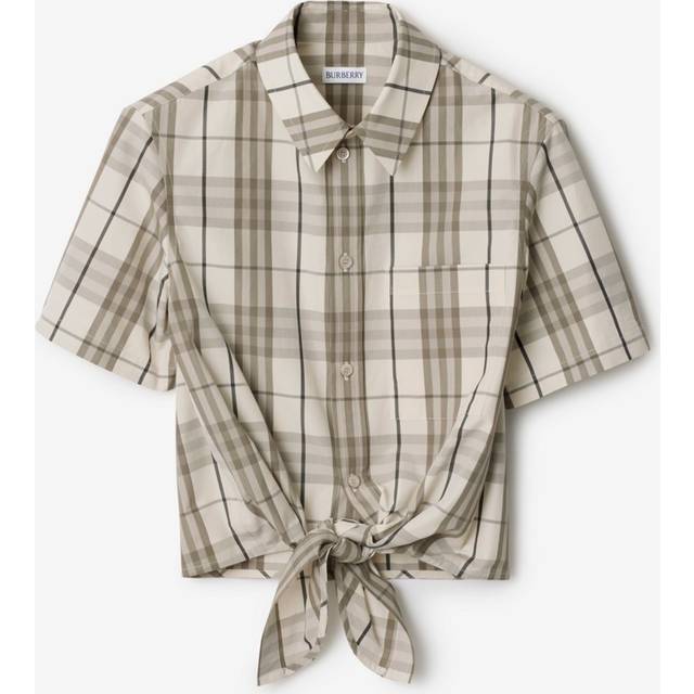 Burberry-Cropped Shirt Camicie Multicolor-Donna - 4UK