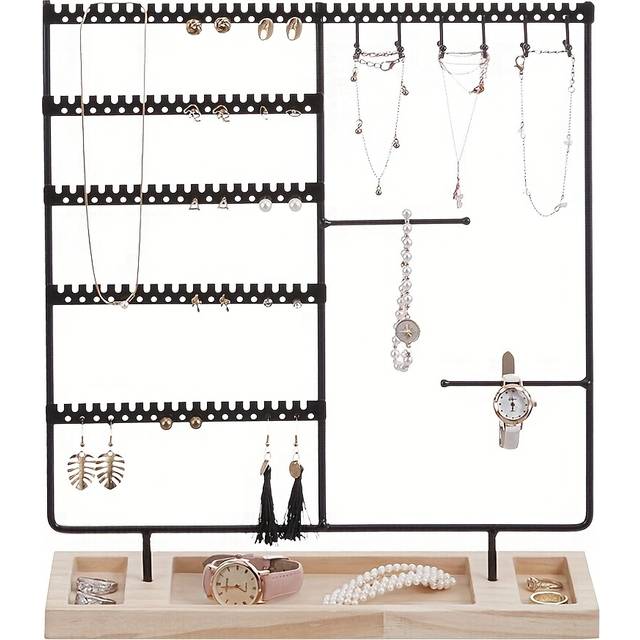 TEMU Earring Hanging Rack Jewelry Organizer Holder Metal Display Stand