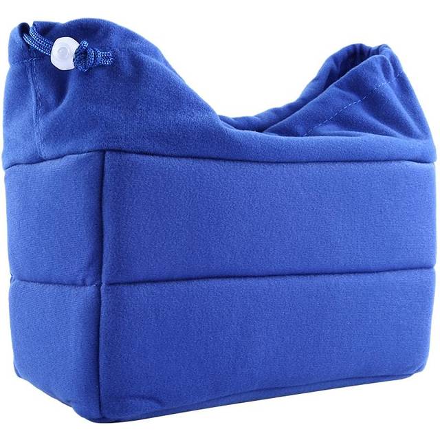 DSLR Camera Bag Insert For Backpack Padded Camera Sleeve Cover Lens Case (Dark Blue) blue