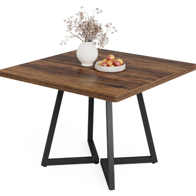 Tribesigns Dining Table for 4, 80 x 80 x 75 cm Kitchen Table