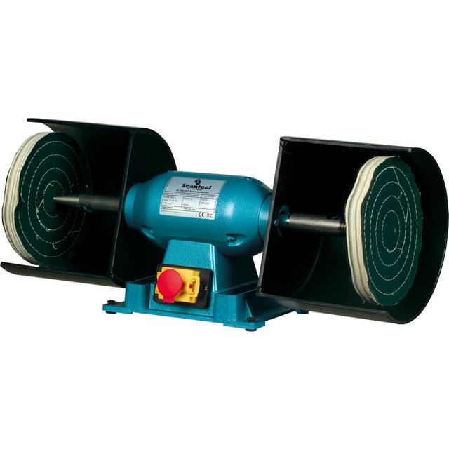 SC 200POE Polermaskine med polerskiver og spindler 1x230V