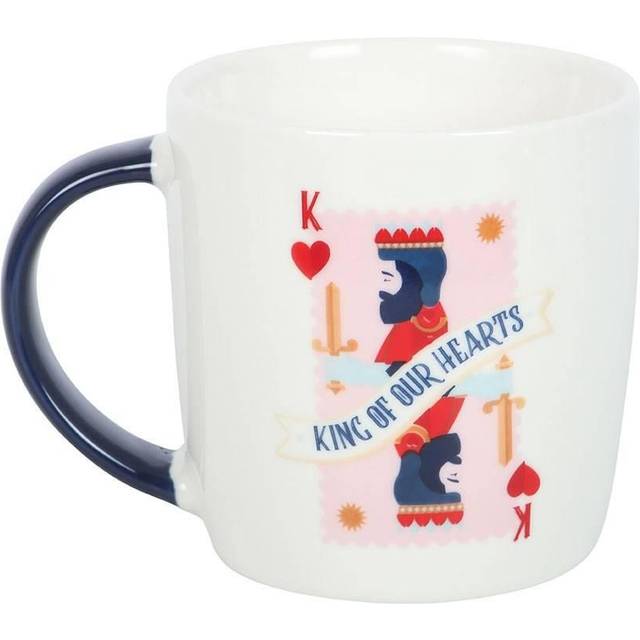 Something Different King Of Our Hearts Playing Card Mug Set