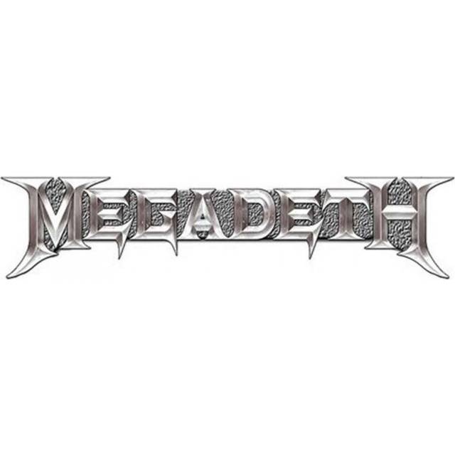 Megadeth Chrome Logo Badge
