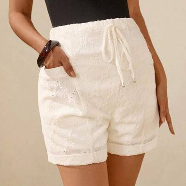 SHEIN Maternity Solid Colored Shorts, Fashionable For Summer Summer Outfits For Women