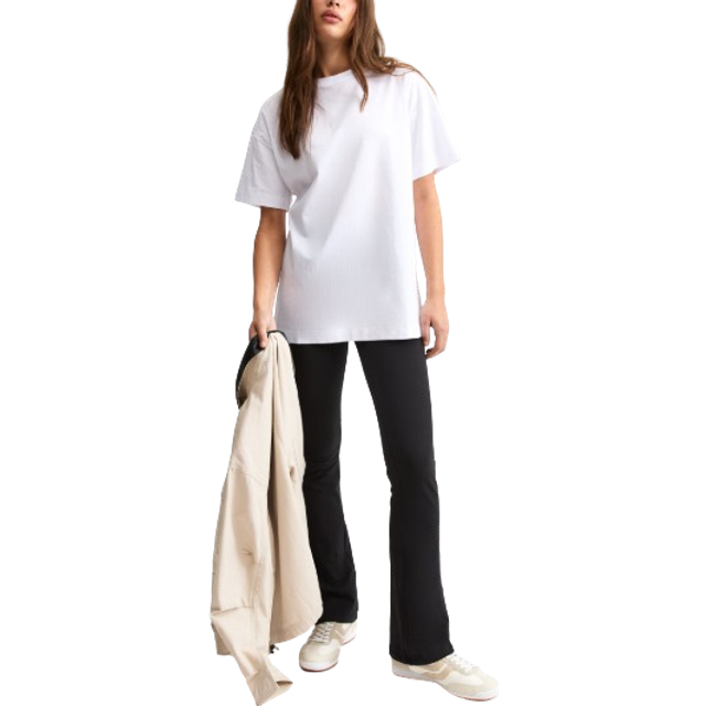 New Look Women's Plus Size White Oversized Crew Neck T-Shirt Curves - UK 18