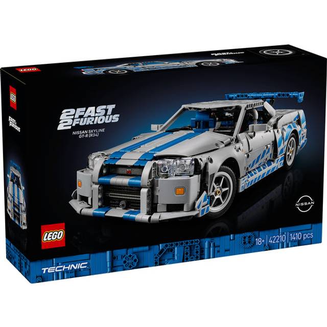 LEGO® Technic 2 Fast 2 Furious Nissan Skyline GT-R (R34) Car Model Kit 42110