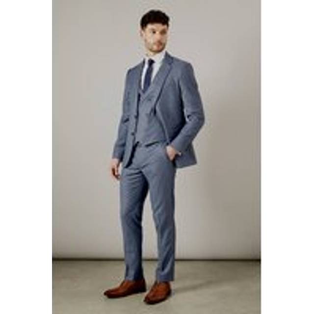 Burton blue suit trousers mens smart suits