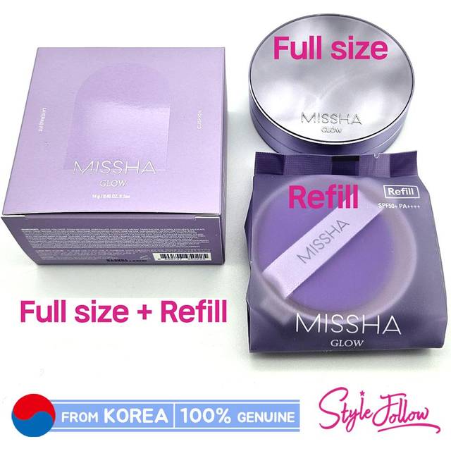 MISSHA - Glow Layering Fit Cushion Set - 4 Colors #21 Fair