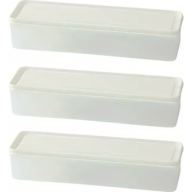 TEMU 3-pack Polypropylene Reusable Food Storage Containers - Bpa-free, Stackable, Freezer & Refrigerator Safe For Green , Coriander, Ginger, Garlic, Noodles, Eggs - Kitchen