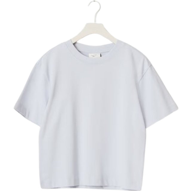 Gina Tricot - T-shirt Basic Tee - Blå