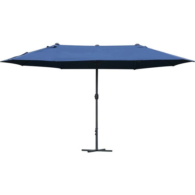 Outsunny 4.6m Garden Umbrella Canopy - Blue