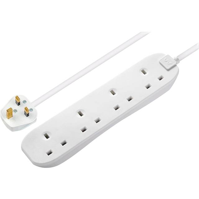 Masterplug 4 Socket 5m Surge Protected Extension Lead