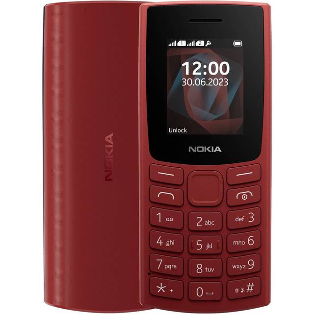 NOKIA Dual Sim Feature Phone 105 Red Terracotta Unlocked
