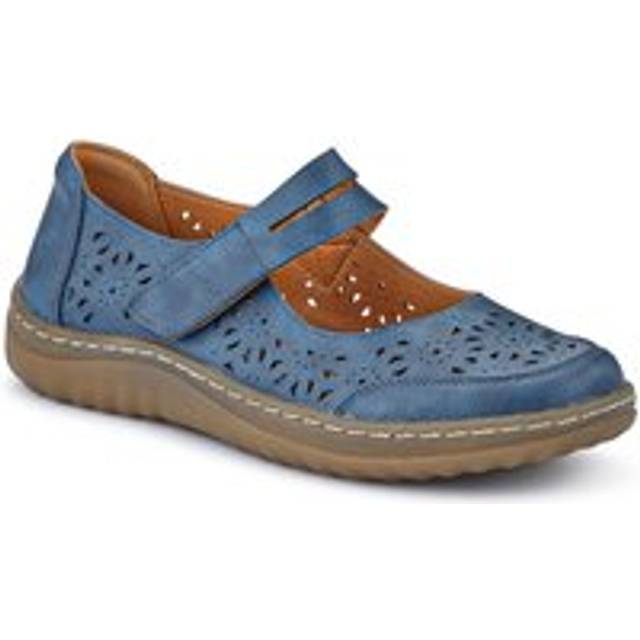 Chunky-Soled Mary Janes - WOIL41027 / 326 932 - Blue - 8