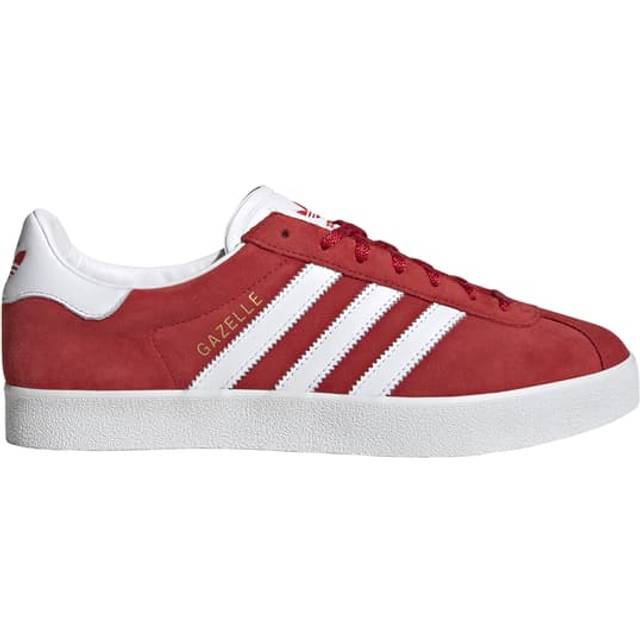 Unisex Red Suede Gazelle 85 Trainers (9)