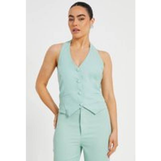 QUIZ Mint Petite Woven Waistcoat - 6