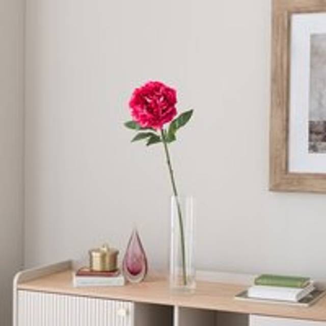 Artificial Pink Peony Stem