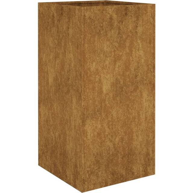 vidaXL Planter 40x40x80cm Corten Steel, Brown