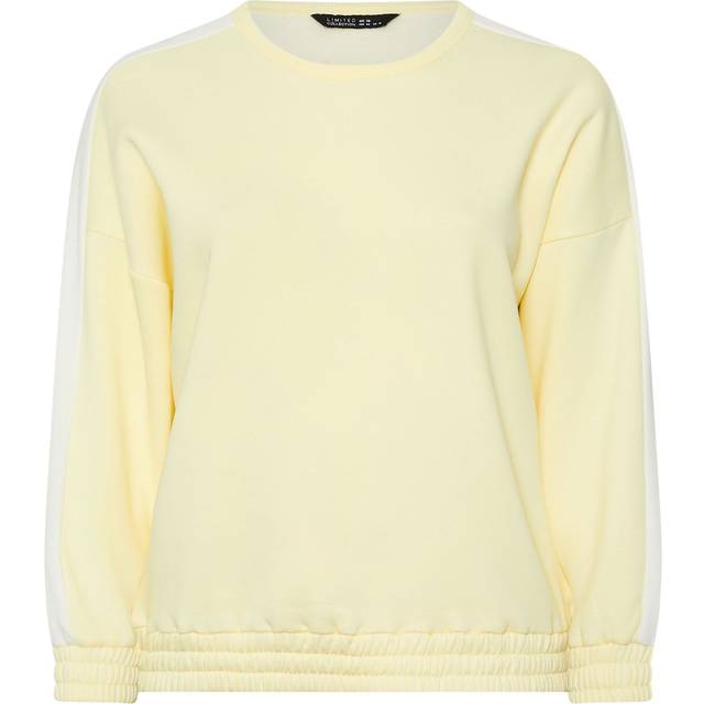 Limited Collection Curve Yellow Crew Neck Sweatshirt, Women's Curve & Plus Size, Limited Collection - 22-24