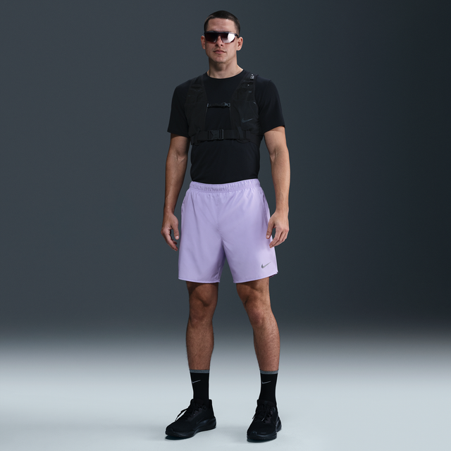 Nike Löparshorts Dri-FIT Challenger 7" 2-i-1 - Lila/Silver - ['Lila'] (Small)