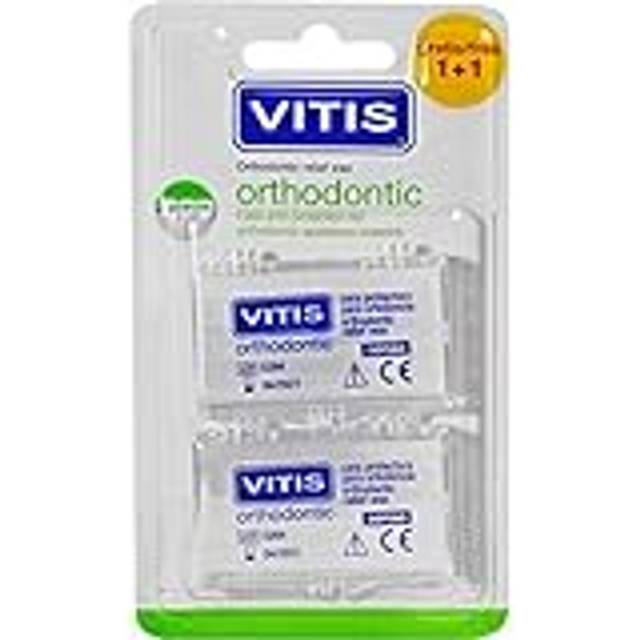 Dentaid Vitis ortodontisk lindring vaxremsor, 2 x 5 remsor
