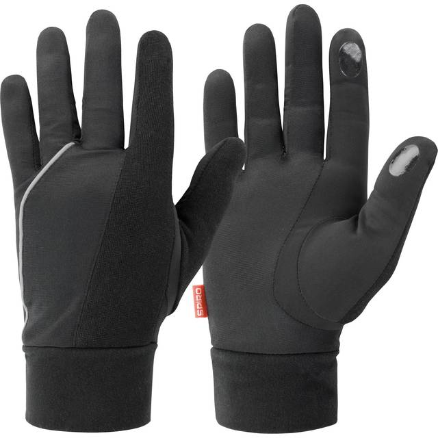 Spiro Adults Unisex Elite Running Gloves - Black
