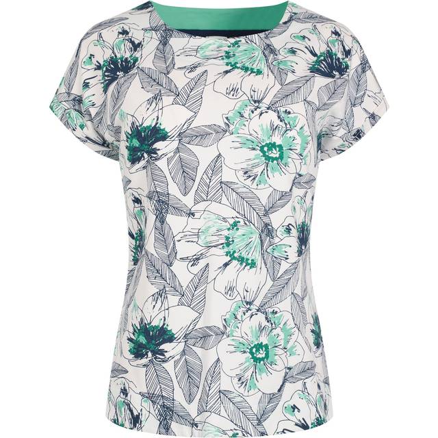 Weird Fish Womens Paw Paw Organic Print T-Shirt - Beige - 10