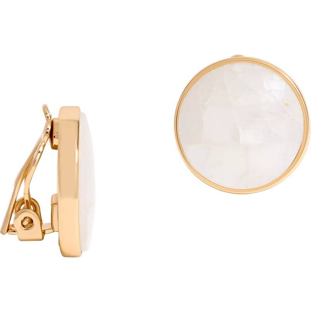 Jon Richard Gold Plated Shell Clip-On Earrings, Gold