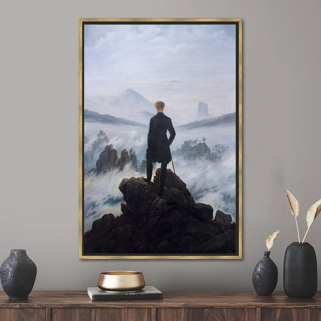 Print on Canvas - Gold Floater Framed (110 cm H x 80 cm W)