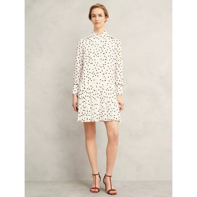 Hobbs Francesca Polka Dot Dress, Multi